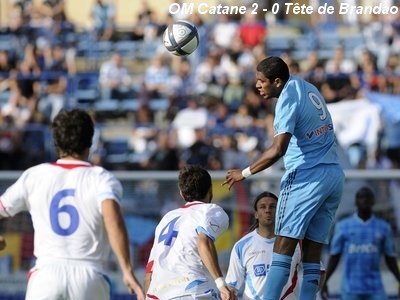 OM Catane Tête de Brandao