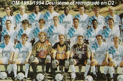 Di Meco, Prunier, Desailly, Libbra, Boli, Boghossian, Casoni, Voller, Boksic, Angloma, Thomas, Ferreri, Durand, Rousset, Barthez,Fugier, Deschamps
